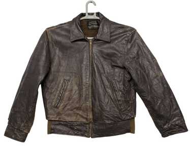 1950s flight leather jacket - Gem