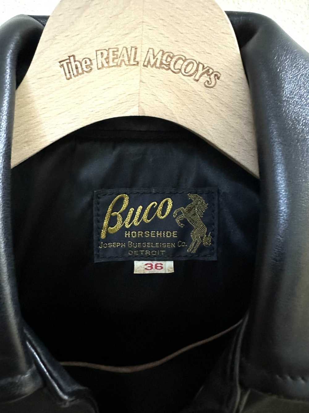 The Real McCoy's Buco horsehide pullover leather … - image 2