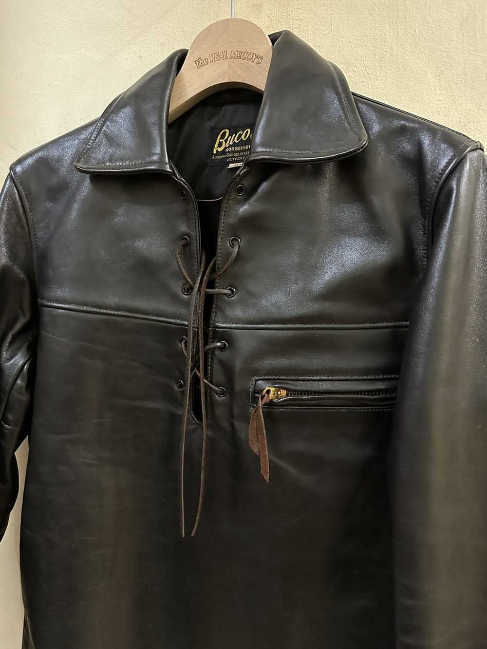 The Real McCoy's Buco horsehide pullover leather … - image 4