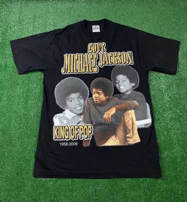 Michael Jackson T-Shirt Mens Medium Black Short Sleeve Music Dance Vintage