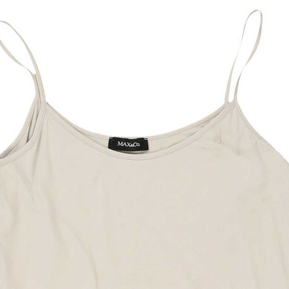 Max & Co Vest - Medium White Cotton Blend - image 5