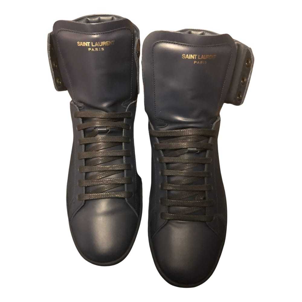 Saint Laurent Leather high trainers - image 1