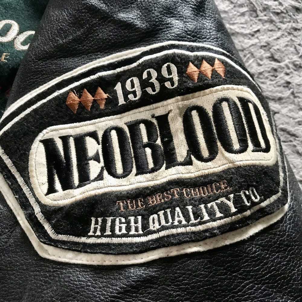 Pick Vintage 1990 Neo Blood Varsity Bomber Jacket Snap 