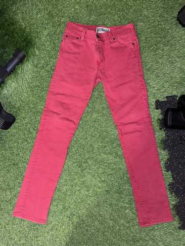 Levi's Levi’s Super Skinny 510 Red Denim Jeans