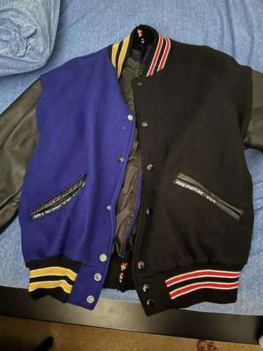 Custom Custom varsity leather jacket