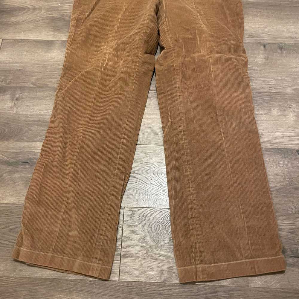 Vintage 80s VTG Tan Chunky Cotton Corduroy Pants … - image 4
