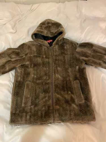 supreme faux fur jacket - Gem