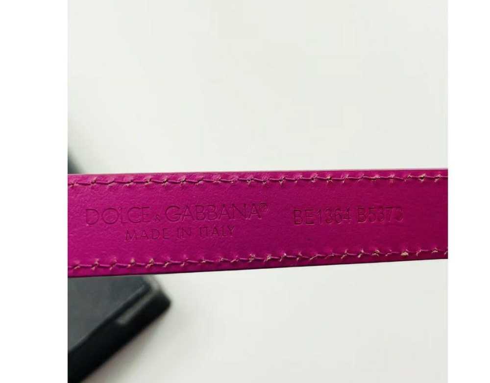 Product Details Pink Leather Belt - Size 85 - image 4