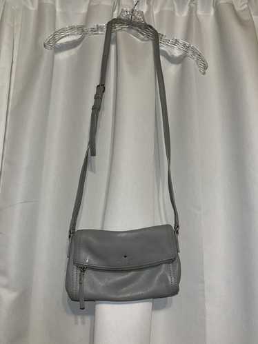 Kate Spade Kate spade grey leather crossbody