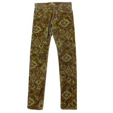 Kapital Nimes Pants Camouflage Pattern Herringbone Fabric HAPPY Peek-a-boo  Japan