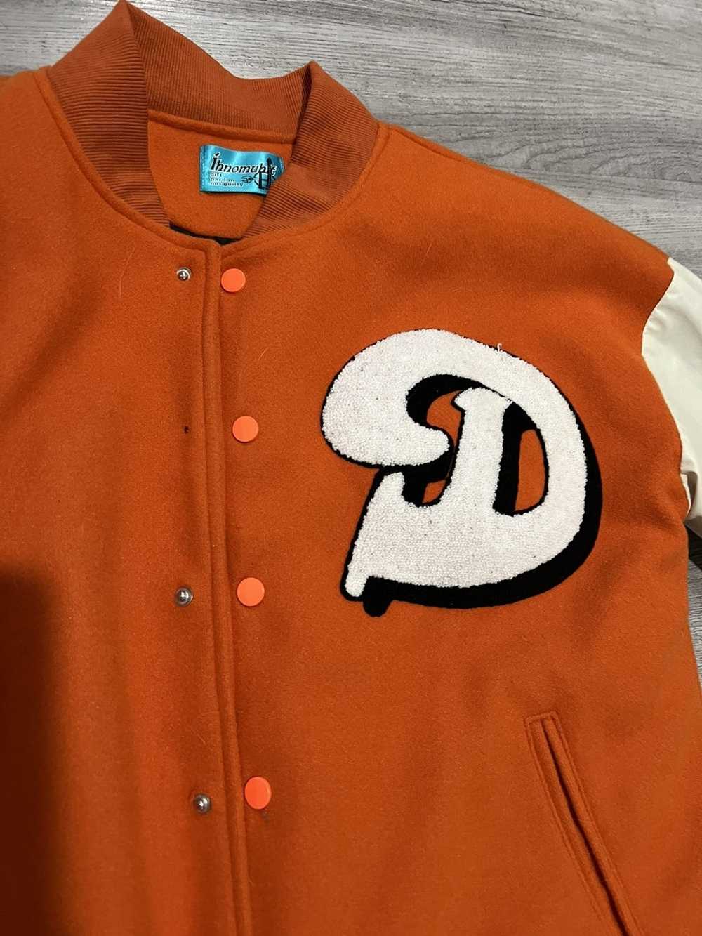 Vintage Orange Big D Varsity Jacket - image 3