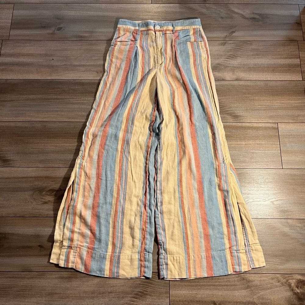 Anthropologie Anthropologie Multi-Colored Wide Le… - image 2