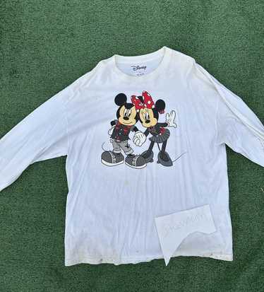 Disney × Vintage Mickey & Minney Punk Tee *ultra r