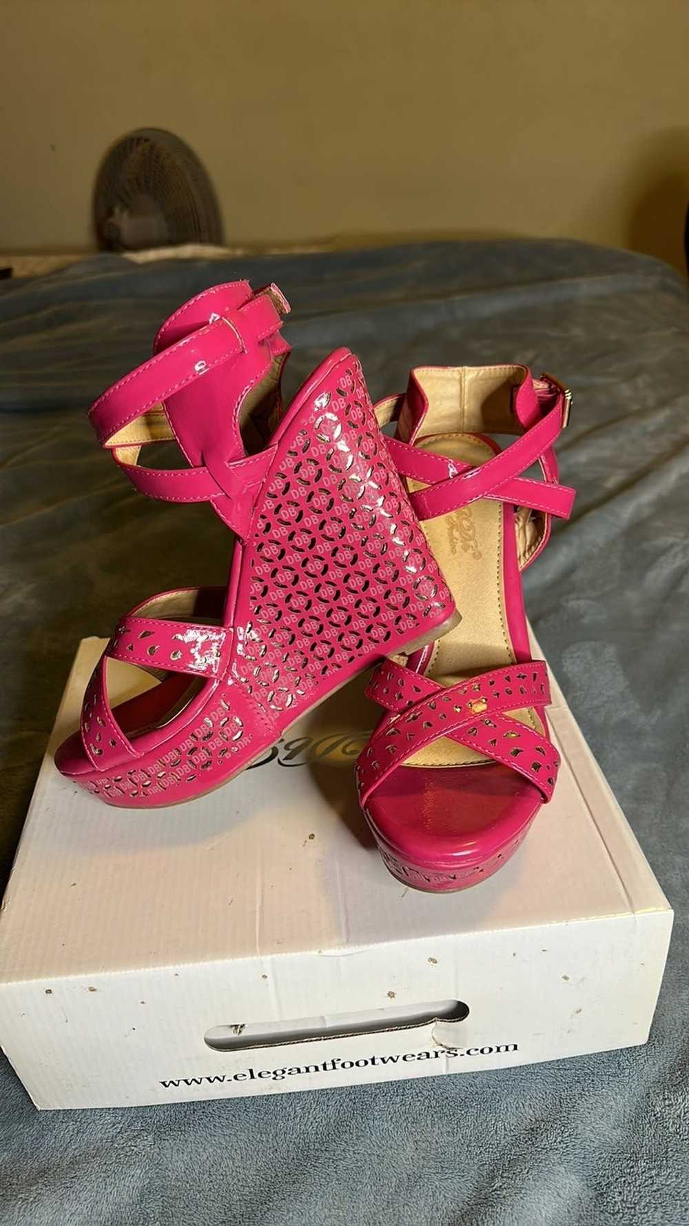 Other Fuchsia wedge platform sandal - image 2