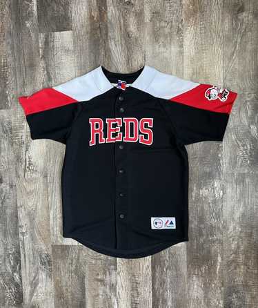 Russell Athletic, Shirts, Vintage Adam Dunn Cincinnati Reds Mlb Jersey  Size Xxl Black Embroidered