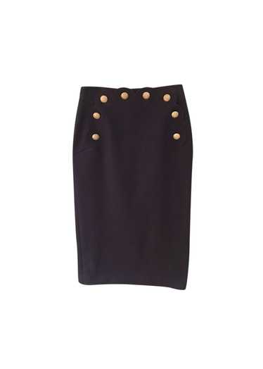 Product Details Scallop Detail Black Skirt - image 1