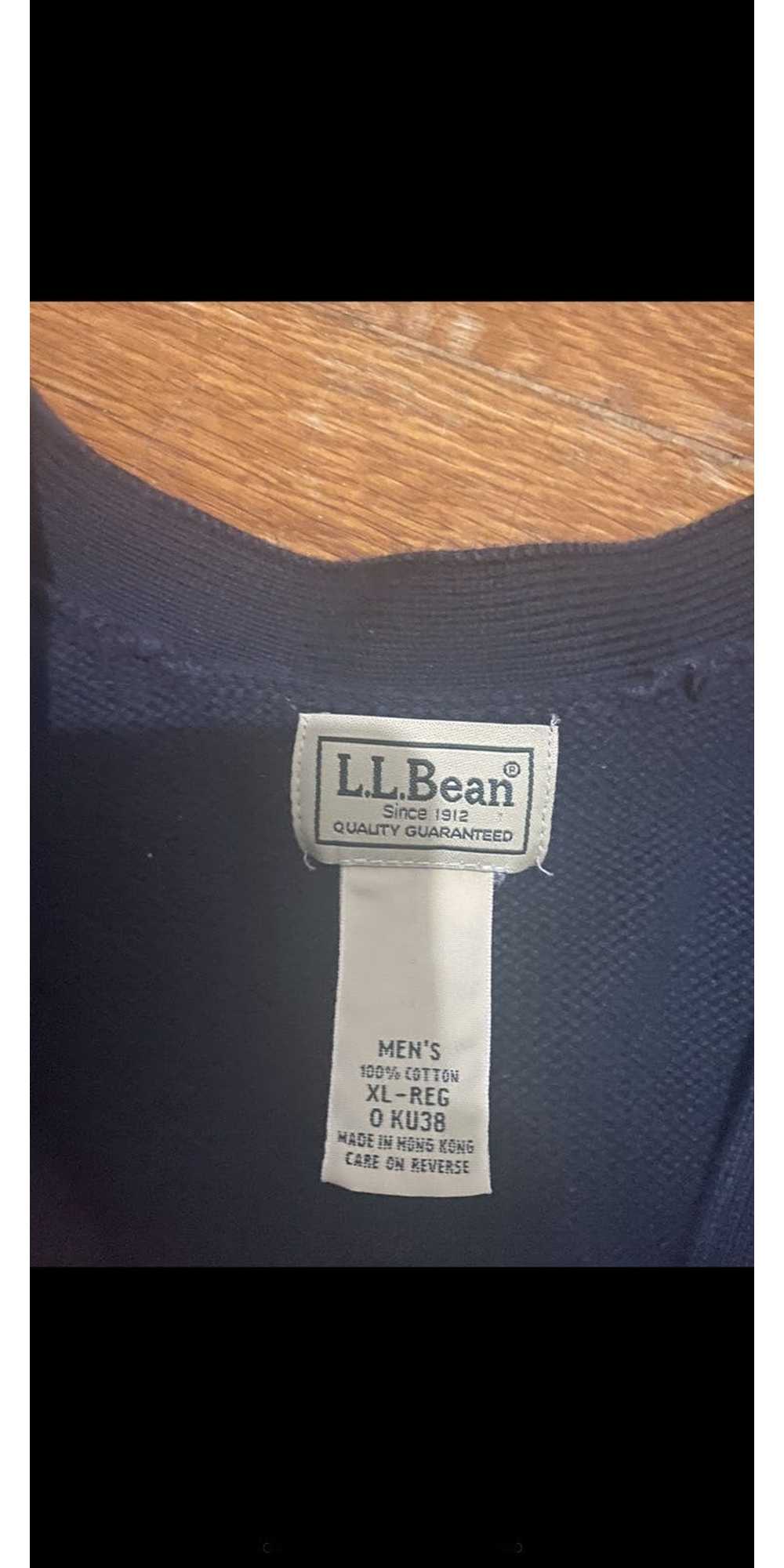 L.L. Bean × Vintage Navy Blue L.L Bean Cardigan - image 3