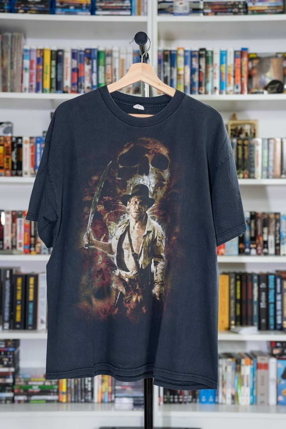 Vintage Vintage Indiana Jones Movie Promo T-Shirt - image 1