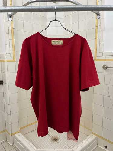 1990s World Wide Web Sample Red Panelled Wide Tee 