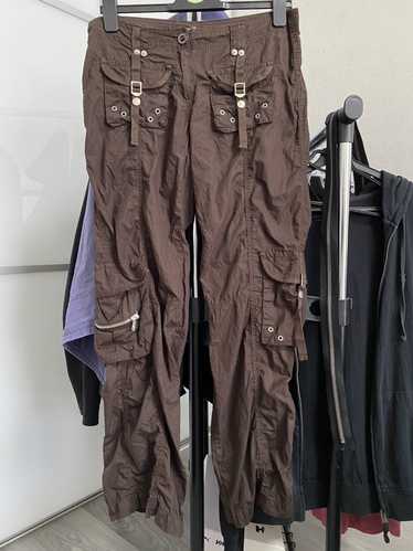 Old navy cargo pants vintage y2k 2000s Cool 3d - Depop