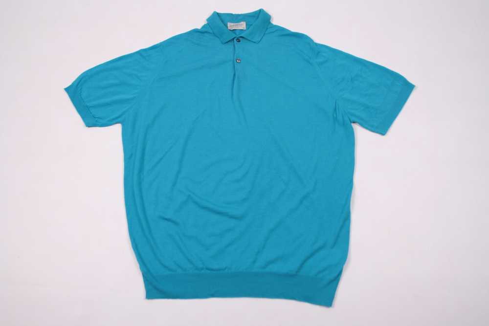 John Smedley John Smedley 100% Wool Polo Shirt Sh… - image 1