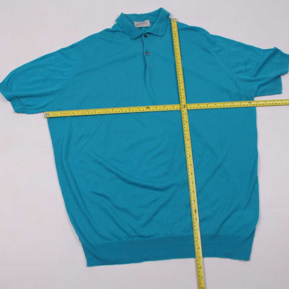 John Smedley John Smedley 100% Wool Polo Shirt Sh… - image 7