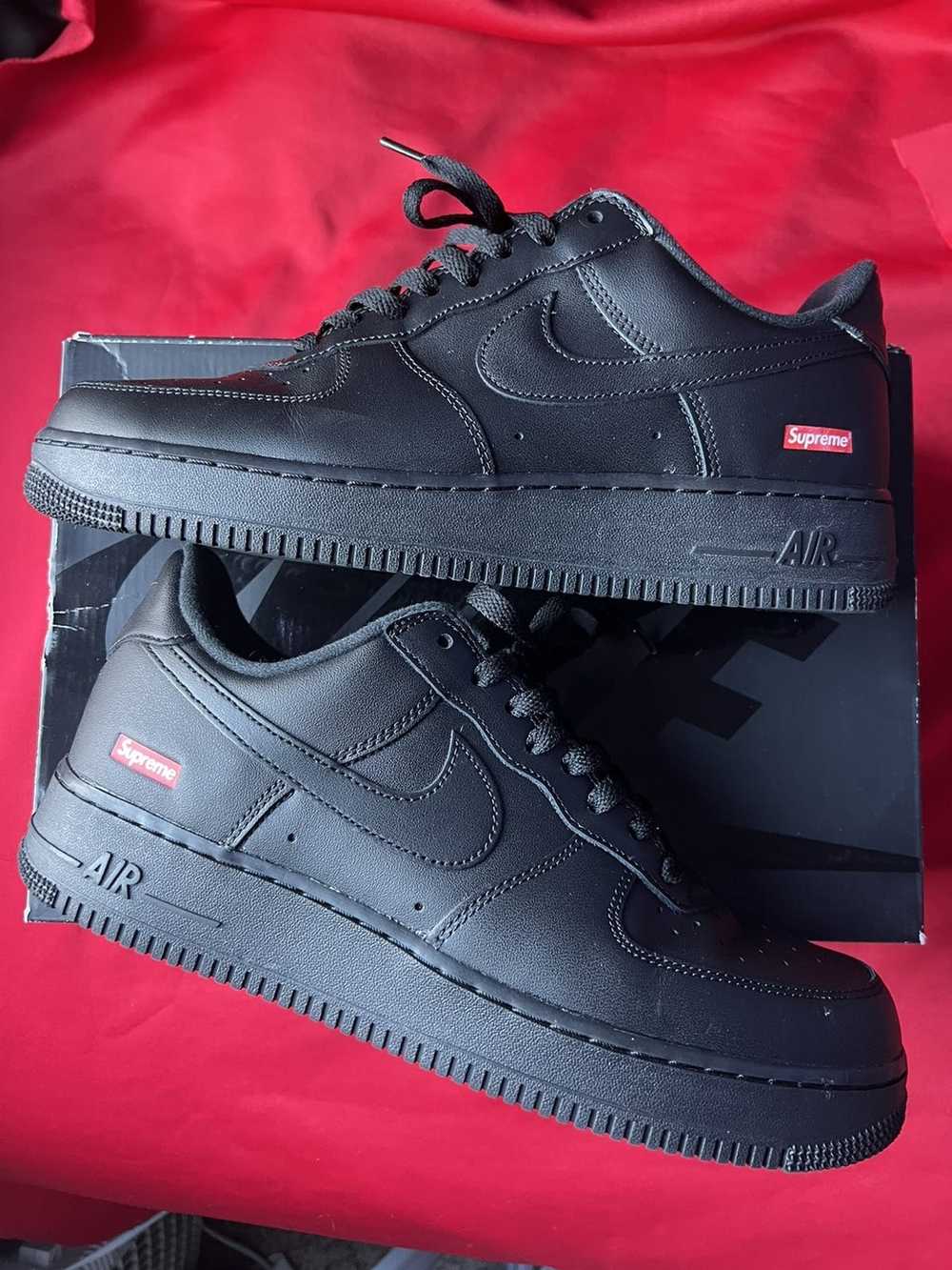Supreme x Nike Air Force 1 'Black' Poster — Sneakers Illustrated