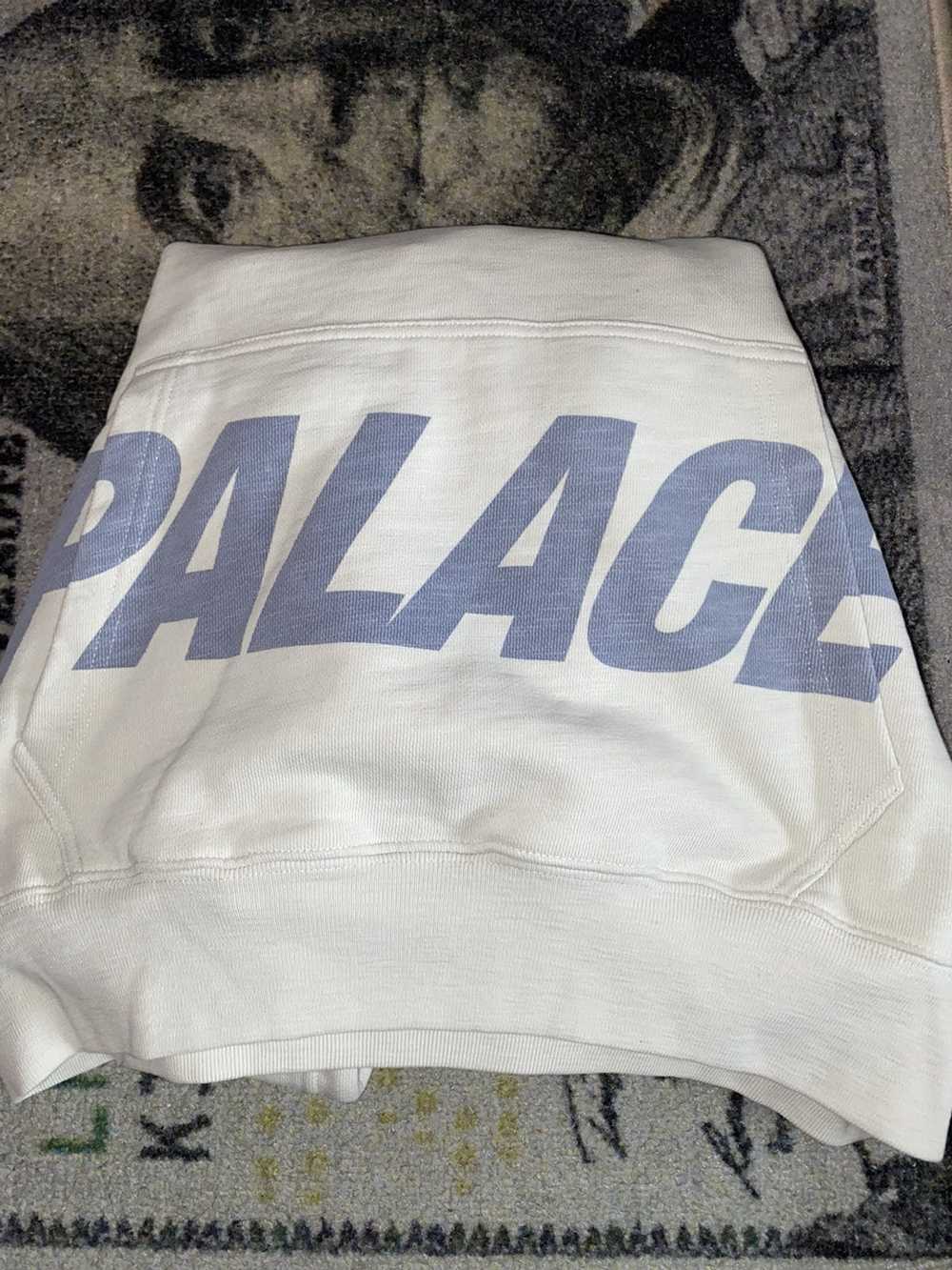 Palace Pal Pocket Slub Hood White - image 1