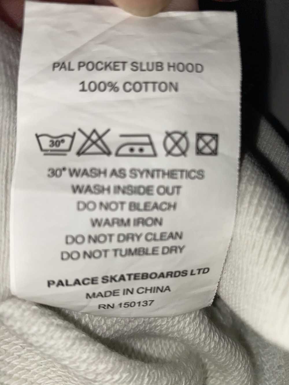 Palace Pal Pocket Slub Hood White - image 6