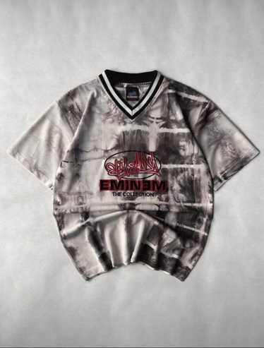 Eminem 2014 Monster Tour Slim Shady Baseball Jersey Mens Medium Blus BNWOT  MINT