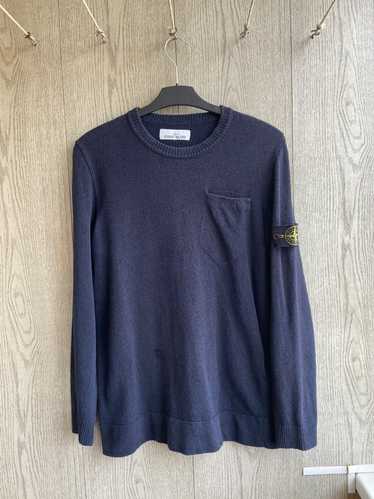 Stone Island – Heritage Camo Jacquard Wool-Nylon Crewneck Military Green