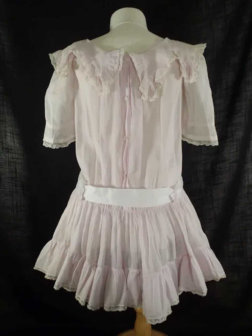 Adorable Victorian c1890-1900 Girls party dress - image 12