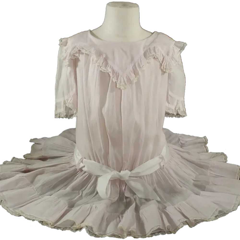 Adorable Victorian c1890-1900 Girls party dress - image 1
