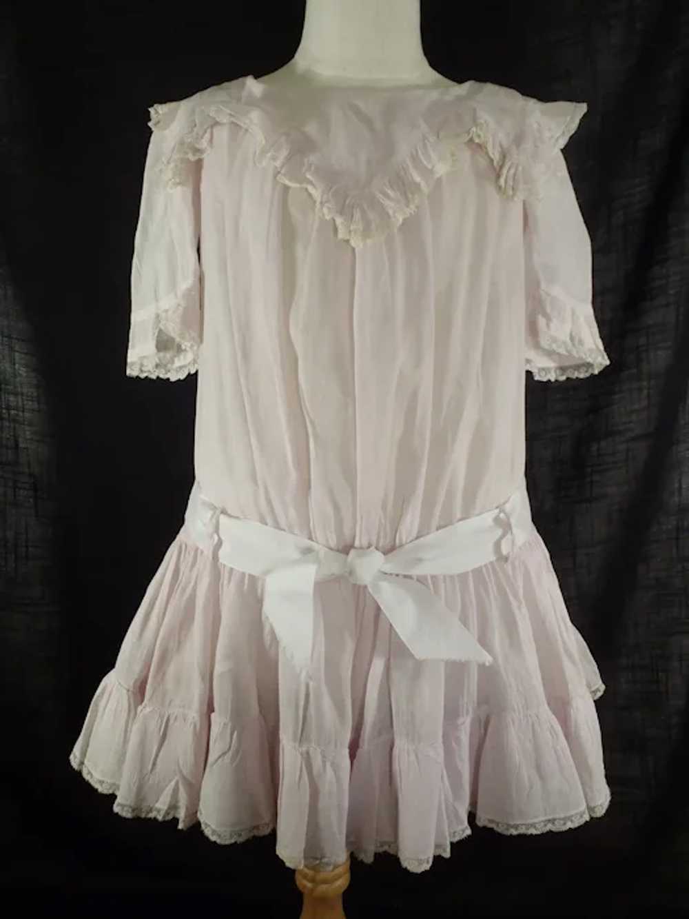 Adorable Victorian c1890-1900 Girls party dress - image 2