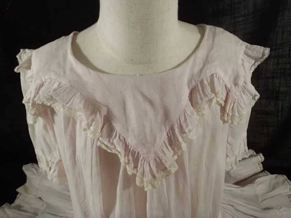 Adorable Victorian c1890-1900 Girls party dress - image 3