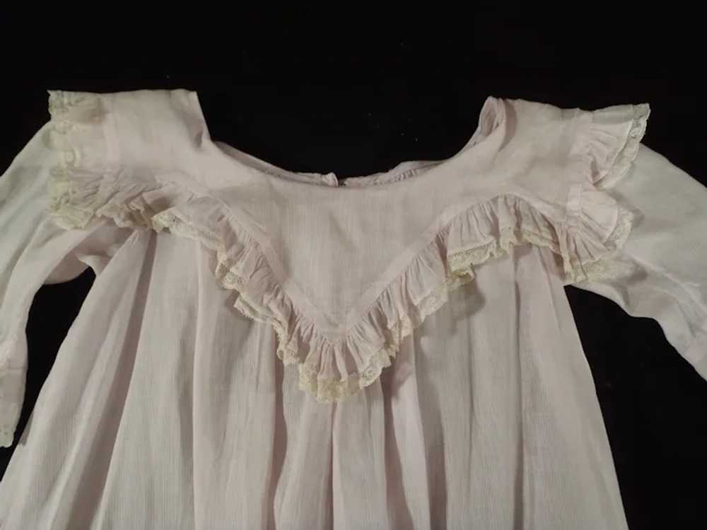 Adorable Victorian c1890-1900 Girls party dress - image 7