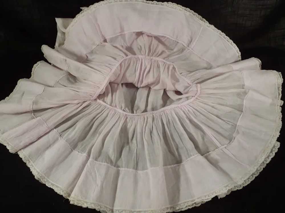 Adorable Victorian c1890-1900 Girls party dress - image 8