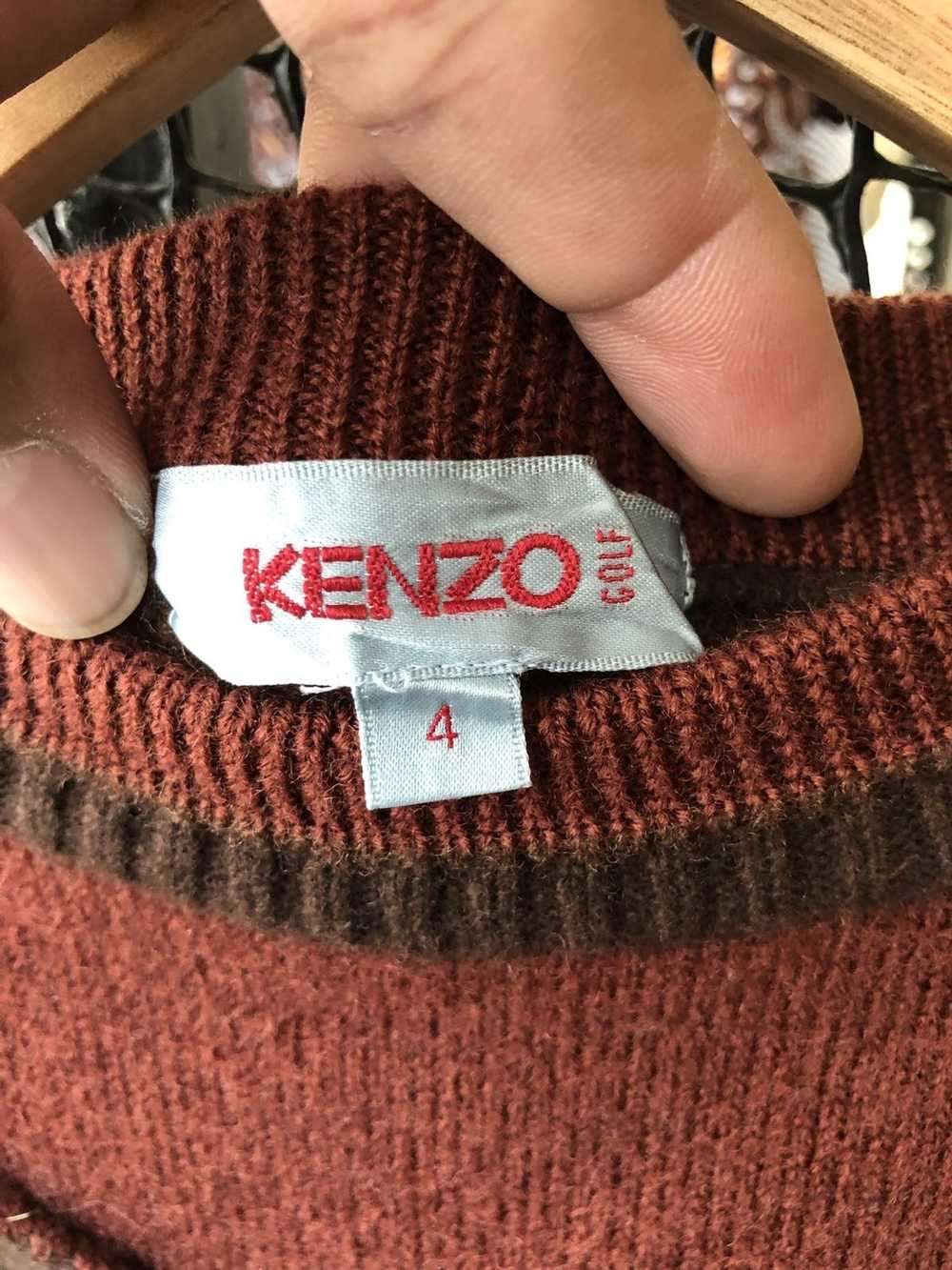 Kenzo VINTAGE KENZO GOLF CUT SEWN STYLE SWEATSHIRT - image 6