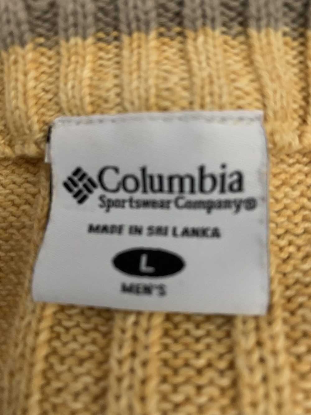 Columbia COLUMBIA 100% Cotton Yellow Crewneck Swe… - image 3