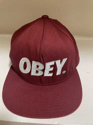 Obey Obey Propaganda Burgundy Snapback