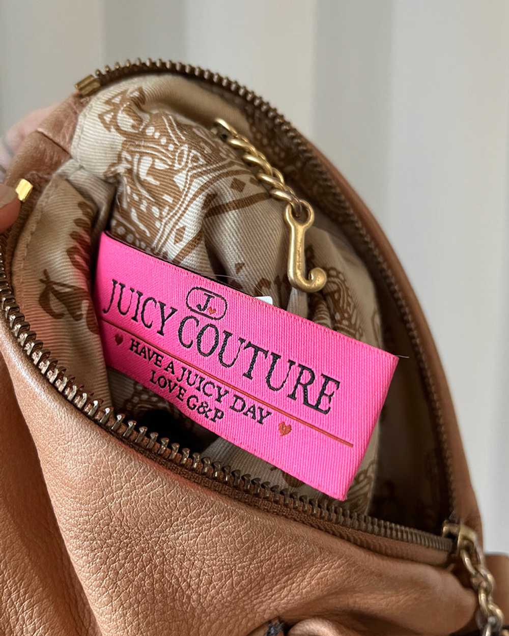 Y2K Juicy Couture Leather Baguette Purse - image 7