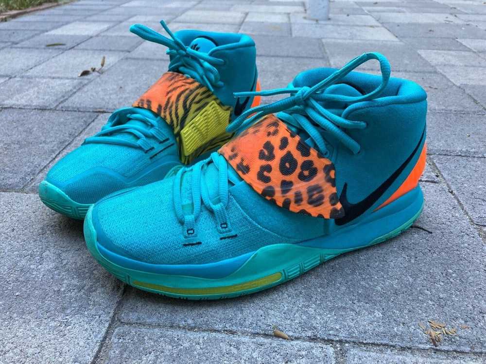 Nike Nike Kyrie 6 Oracle Aqua Animal Print Basket… - image 1