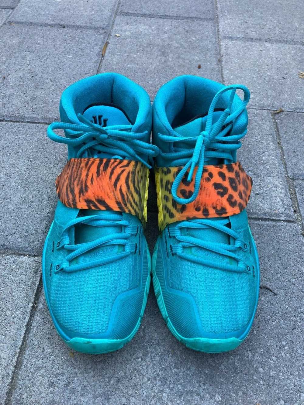 Nike Nike Kyrie 6 Oracle Aqua Animal Print Basket… - image 2