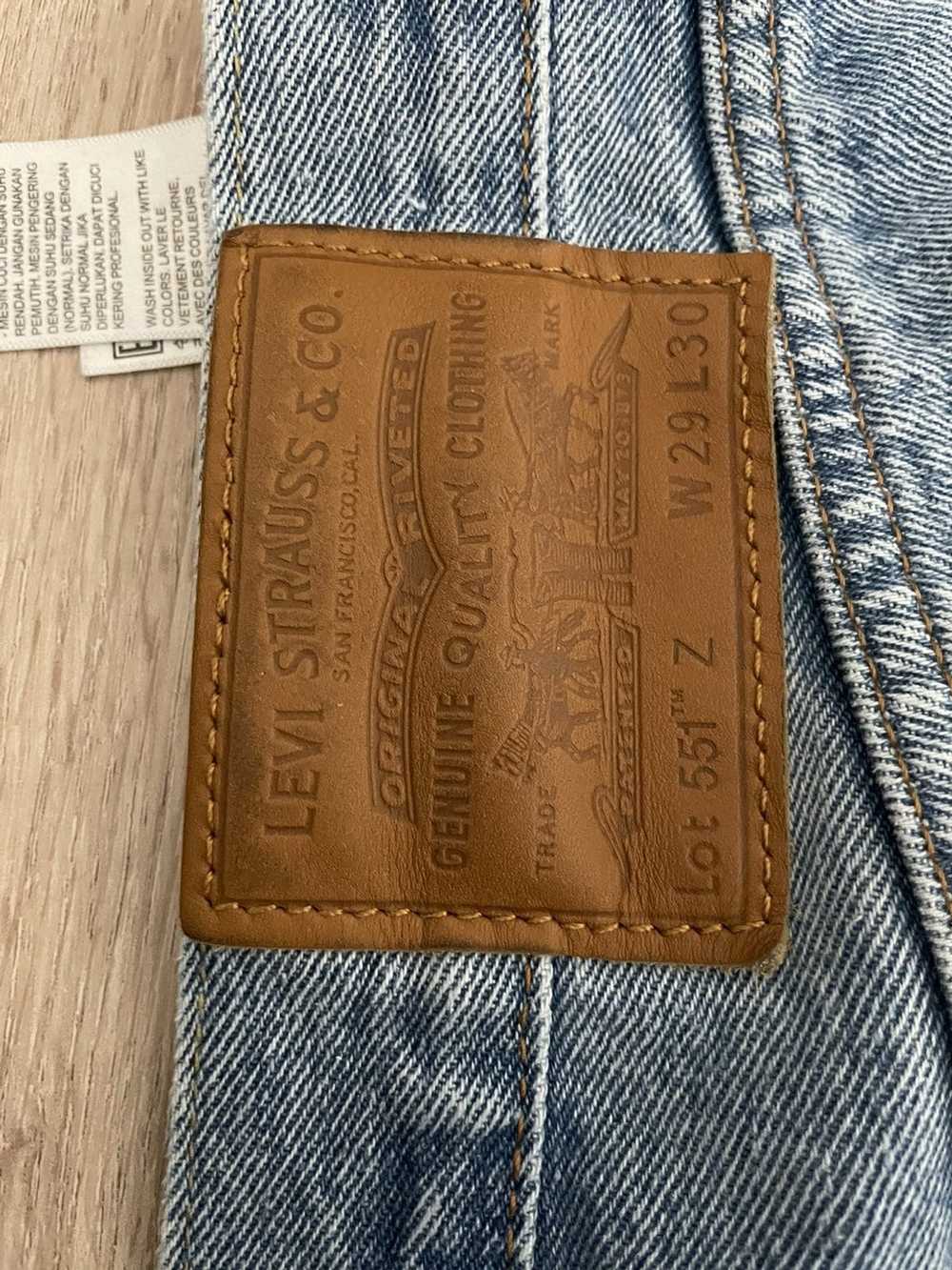 Levi's 551 Z Premium Denim 29x30 - image 7