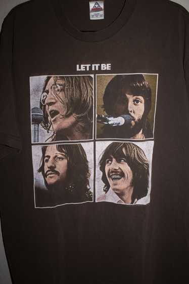 Band Tees × Vintage 2004 Beatles Let It Be Photo T