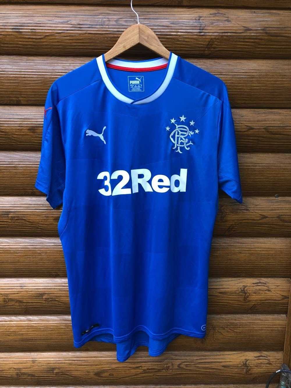 Puma × Soccer Jersey × Vintage Glasgow Rangers Fo… - image 1