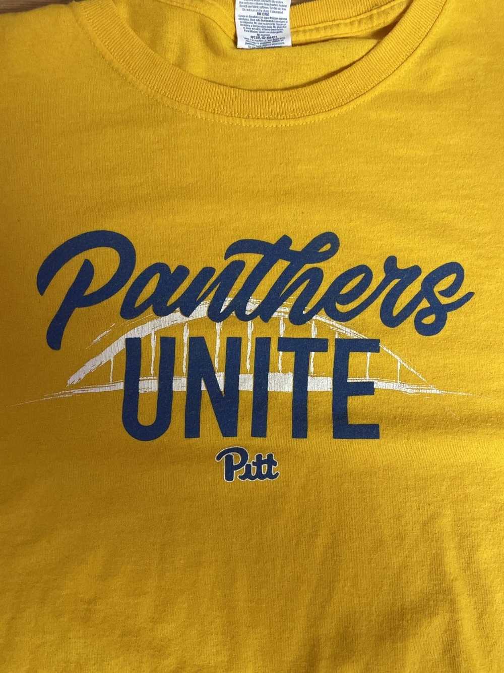 Jerzees Pitt Panthers Yellow Long-sleeve - image 3