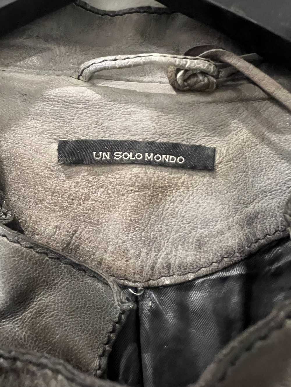 Un Solomondo Un solo mondo Leather jacket - image 3