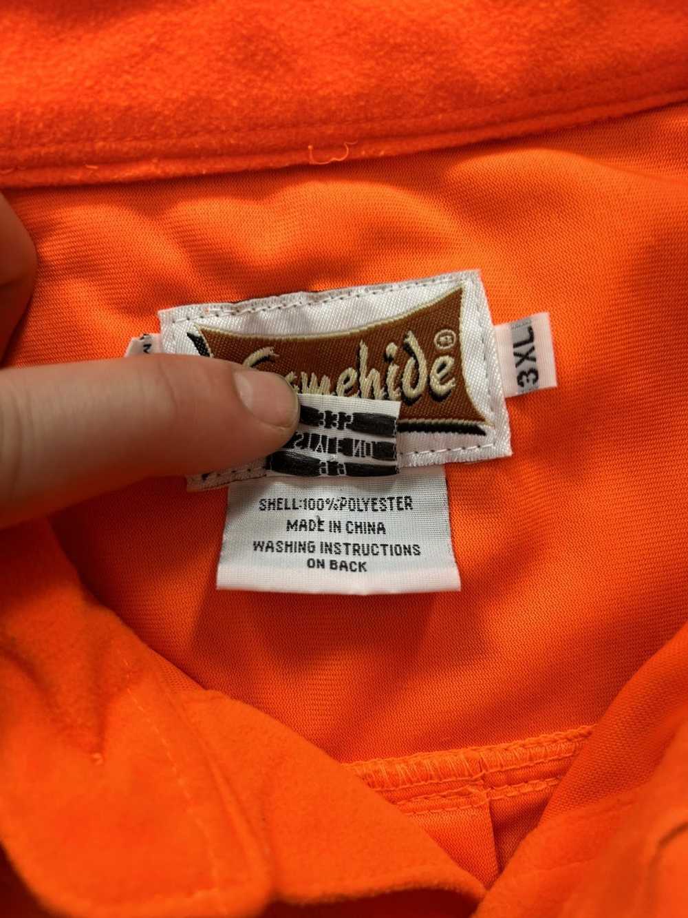 Vintage 1999 Gamehide Blaze Orange Overshirt - image 3