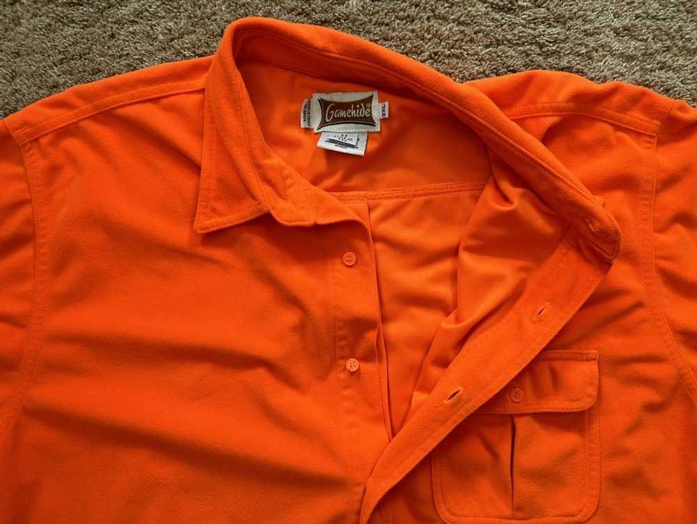 Vintage 1999 Gamehide Blaze Orange Overshirt - image 7
